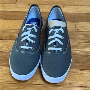 Keds Gray Canvas Sneakers